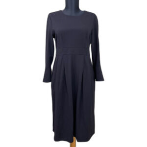 Esteé Lauder  Bell-Sleeved Ponte knit Dress women’s S black tie career office